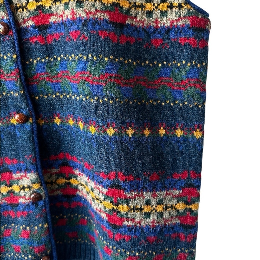 Woolrich Vintage Sweater Vest L - Picture 7 of 12
